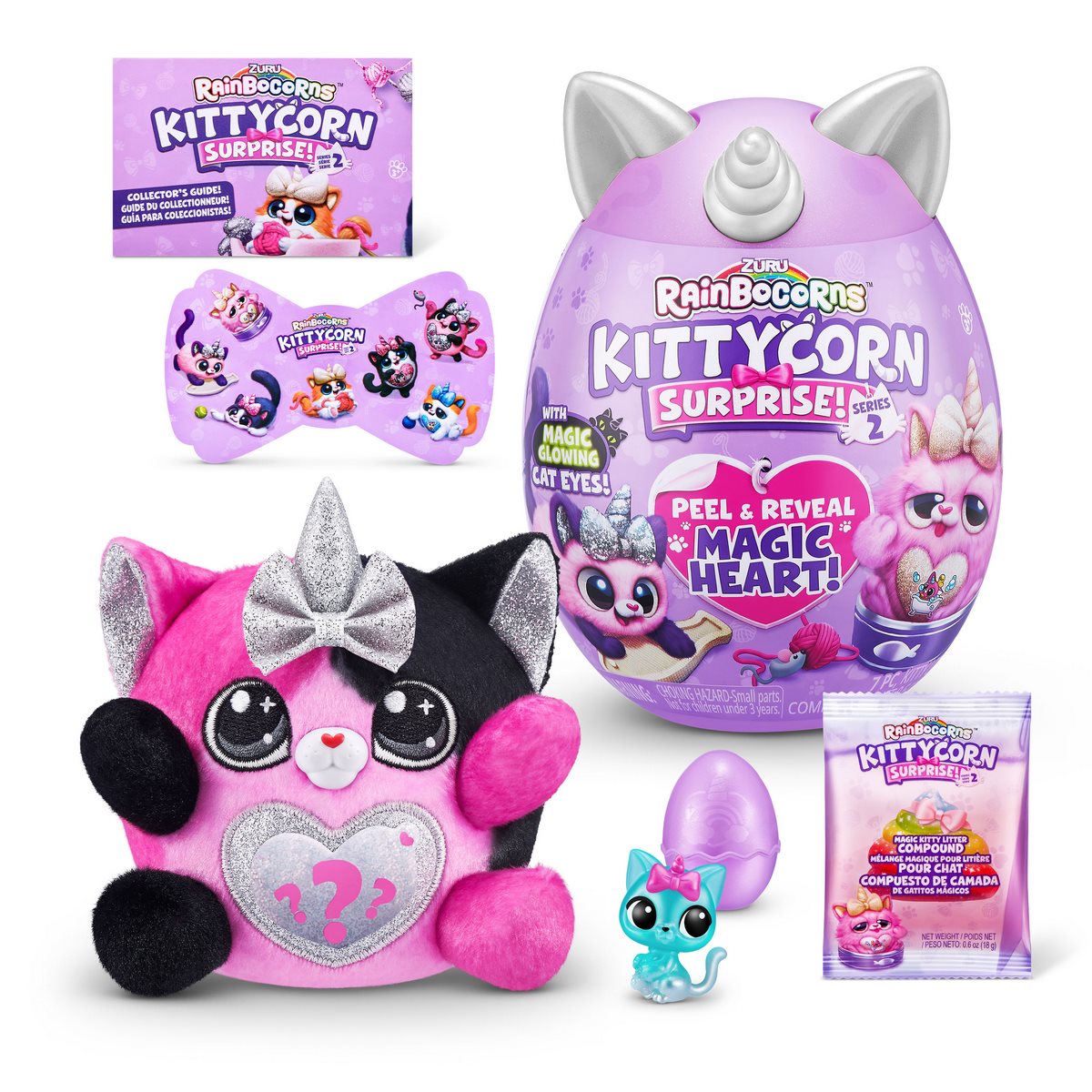 Huevo Sorpresa Kittycorn Rainbocorns - Plateado